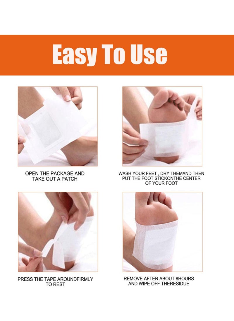 Generic - Ginger Detox Foot Pads - 10 Pcs Deep Cleansing Patches to Eliminate Toxins & Moisture for Refreshing Foot Detoxification - Image 1