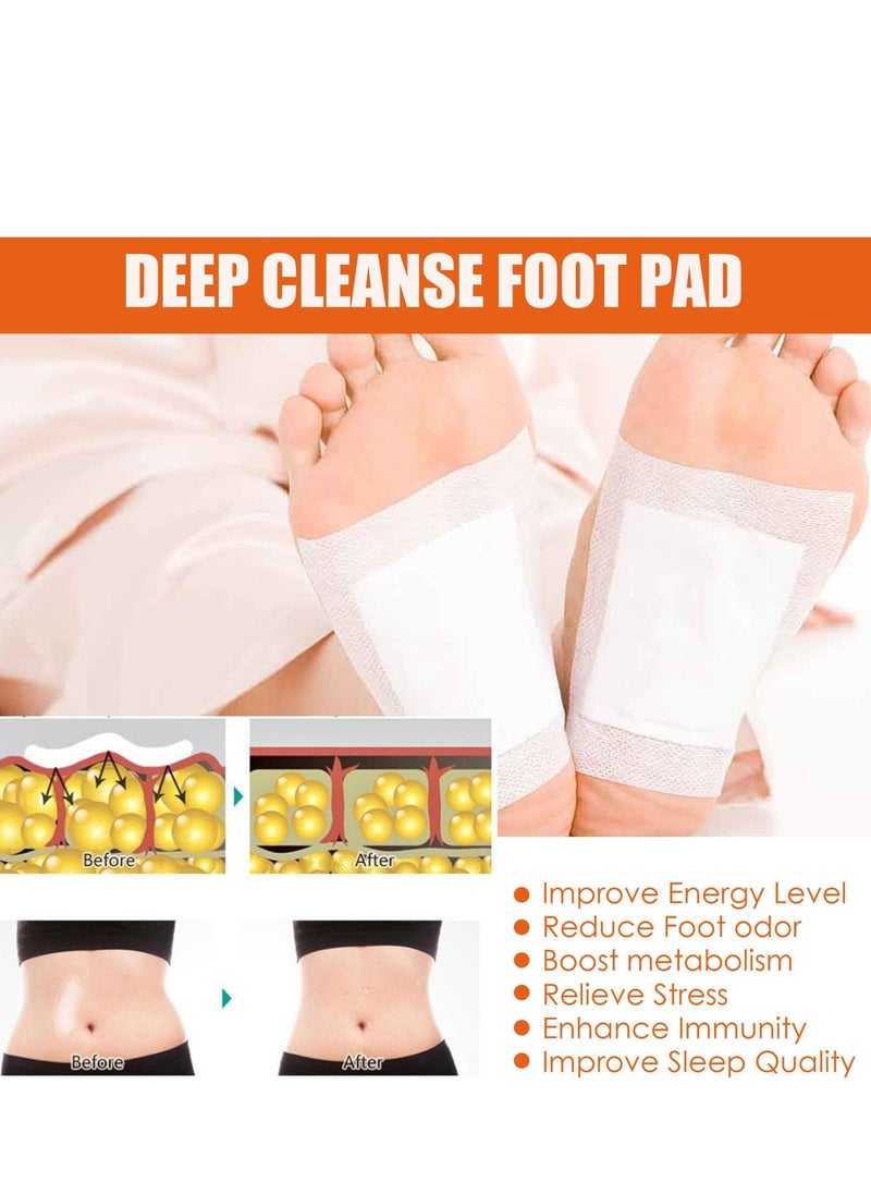 Generic - Ginger Detox Foot Pads - 10 Pcs Deep Cleansing Patches to Eliminate Toxins & Moisture for Refreshing Foot Detoxification - Image 1