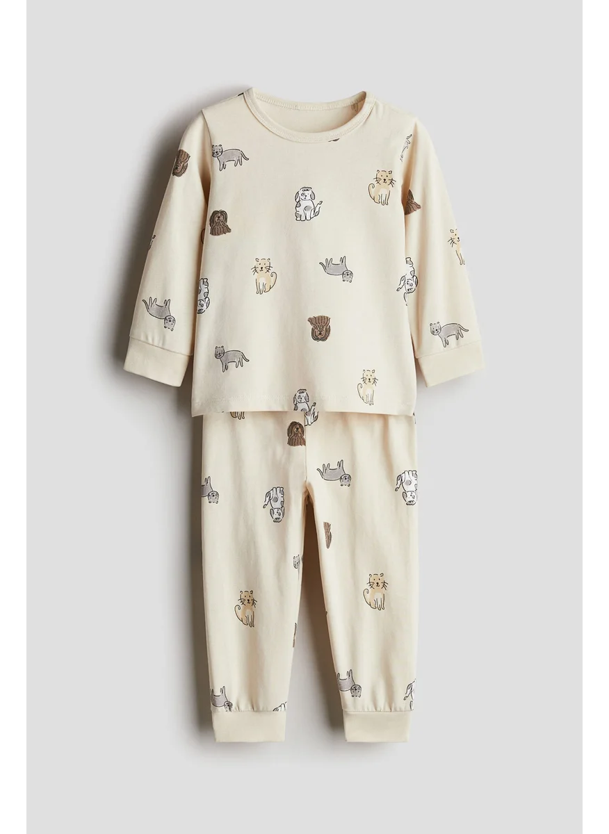 اتش اند ام Printed Cotton Pyjamas