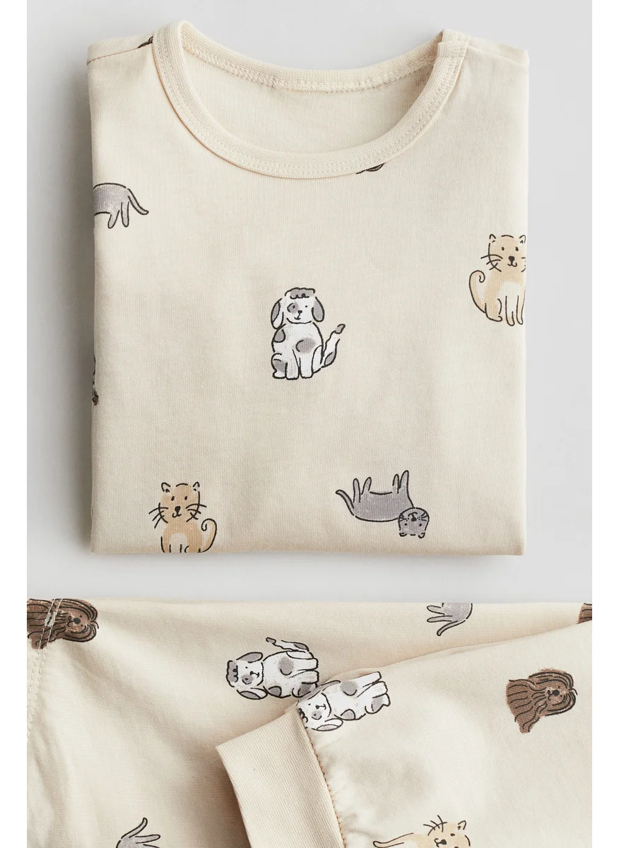 اتش اند ام Printed Cotton Pyjamas