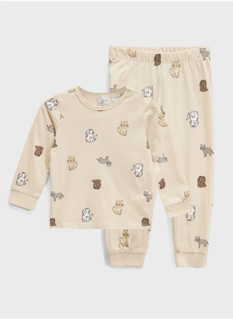 اتش اند ام Printed Cotton Pyjamas