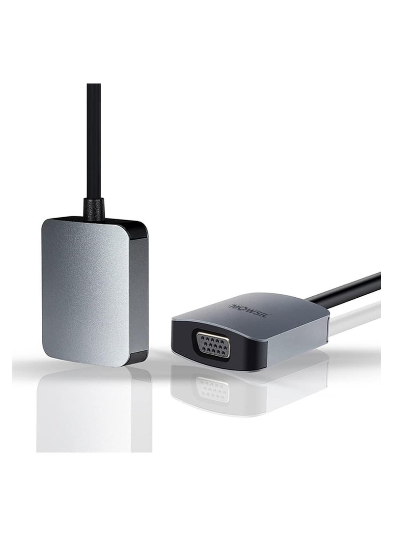 MOWSIL USB to VGA Adapter, 1080P USB 3.0 to VGA Full HD Converter[Aluminium Shell] - Image 3