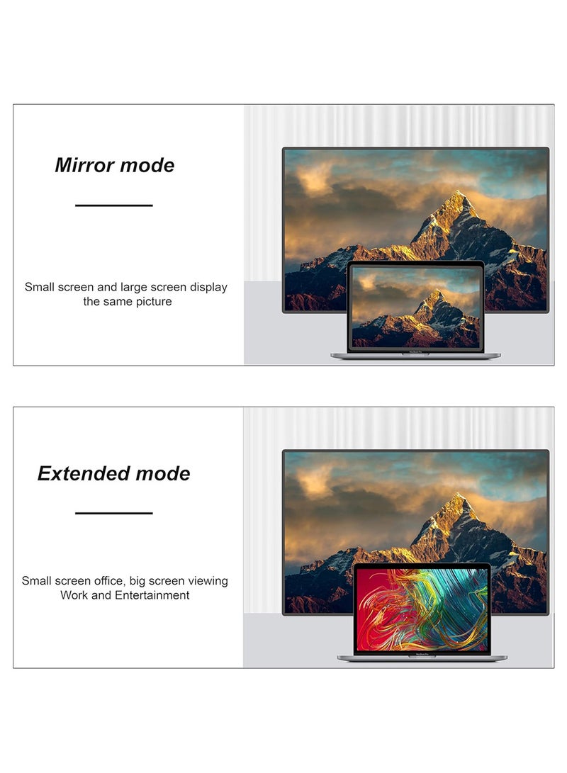 MOWSIL USB to VGA Adapter, 1080P USB 3.0 to VGA Full HD Converter[Aluminium Shell] - Image 5