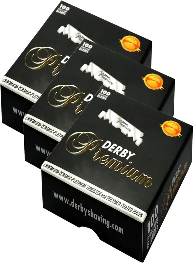 Derby 300 "Derby Premium" Single Edge Razor Blades for straight razor - Image 2