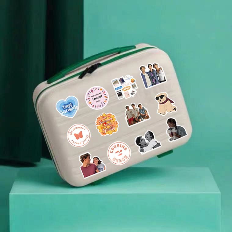 BLCAFEE 60 Pcs The Summer I Turned Pretty Classic TV Fashion Aesthetic Waterproof Vinyl Stickers for Birthday Party Supplies Decoration Favors for Water Bottles Laptop Suitcase - Image 5