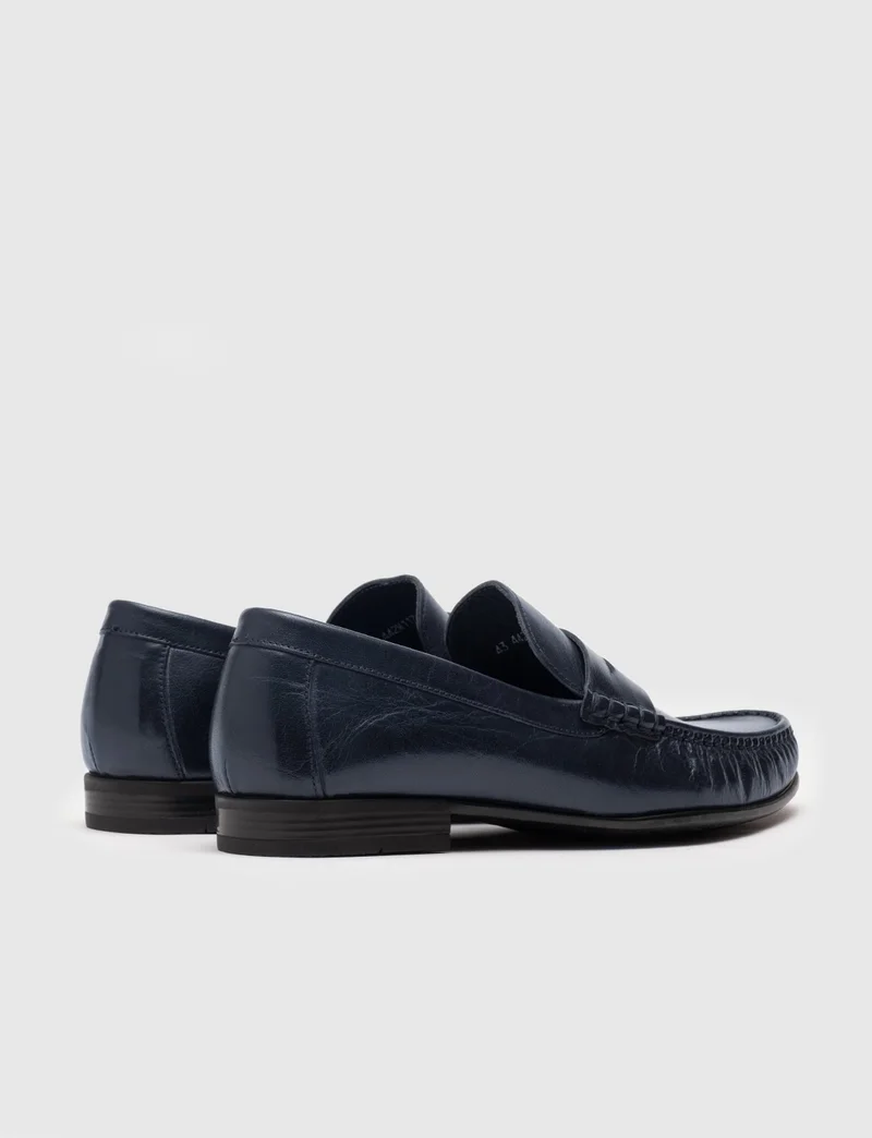 كاباني Men's Classic Shoes 442M1176 Navy Blue