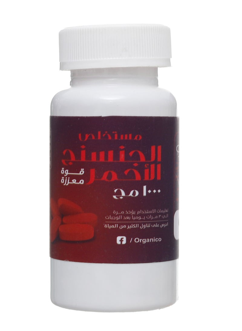 60 Tablet Red Ginsing Extract 1000 Mg
