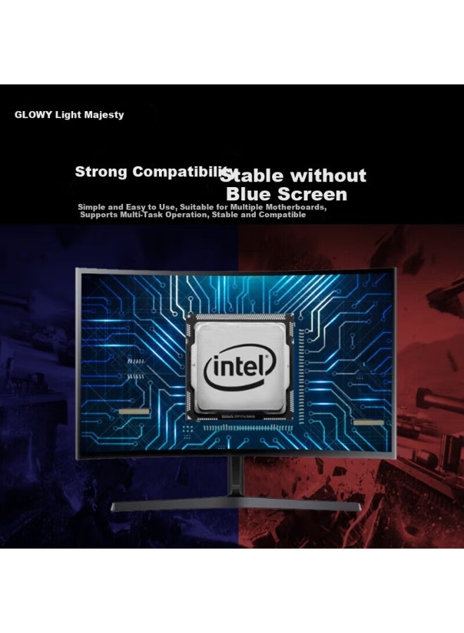 Gloway 16gb Ddr4 3200 Desktop Memory Module Tiansha Mijiao Xianxuan Keli Cl22 Gunmetal Gray Intel-specific Module