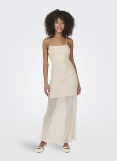 ONLY Oleena Strap Sequins Maxi Dress  - Image 5