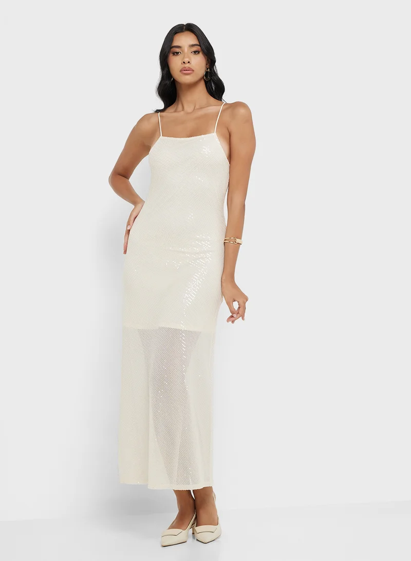 ONLY Sequin Slip Dress
