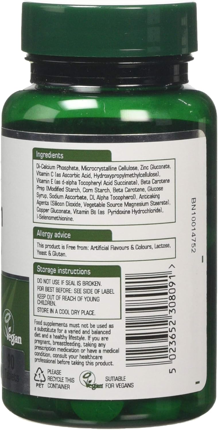 Natures Aid Selenium with Zinc and Vitamins A C E - Image 2