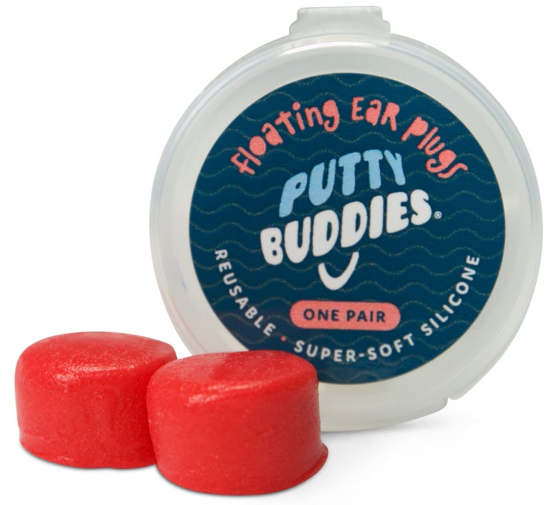 Putty Buddies Floating Earplugs 3-Pair Pack - Soft Silicone Ear Plugs For Swimming & Bathing - Invented By Physician - Block Water- Premium Swim Earplugs - Doctor Recommended - Easy To Use - Image 5
