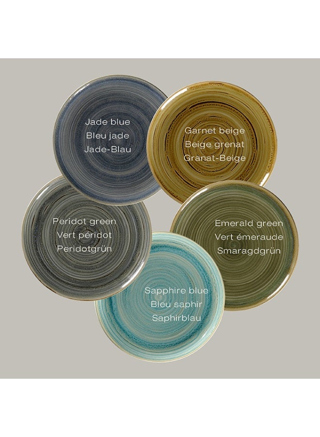 RAK Porcelain Spot Sapphire Blue Pizza Plate 33cm (12.9") | Elegant Hand-Decorated Rakstone Plate | Premium Quality Large Round Dinnerware | Perfect Pizza Plate for Restaurants, Cafes & Homes | Durable, Chip-Resistant & Lightweight | Oven, Microwave & Dishwasher Safe | Stylish Sapphire Blue Finish | Ideal for Gourmet Dining, Flatbreads & Sharing Dishes | Functional, Versatile & Sophisticated | Luxury Blue Porcelain Plate for Professional Foodservice & Fine Dining Collections - Image 3