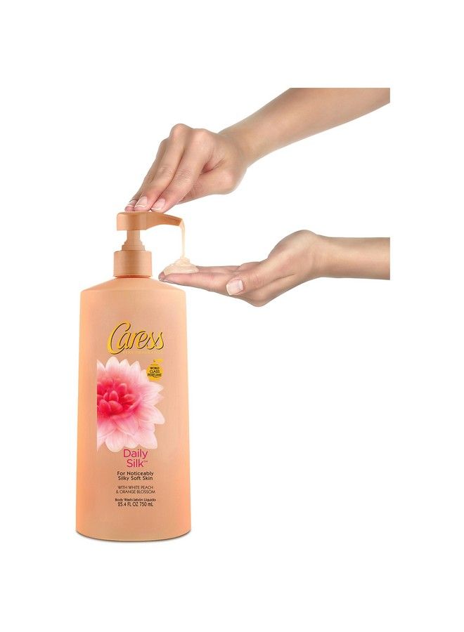 Caress Body Wash Daily Silk White Peach And Silky Orange Blossom 254 Ounce - Image 5
