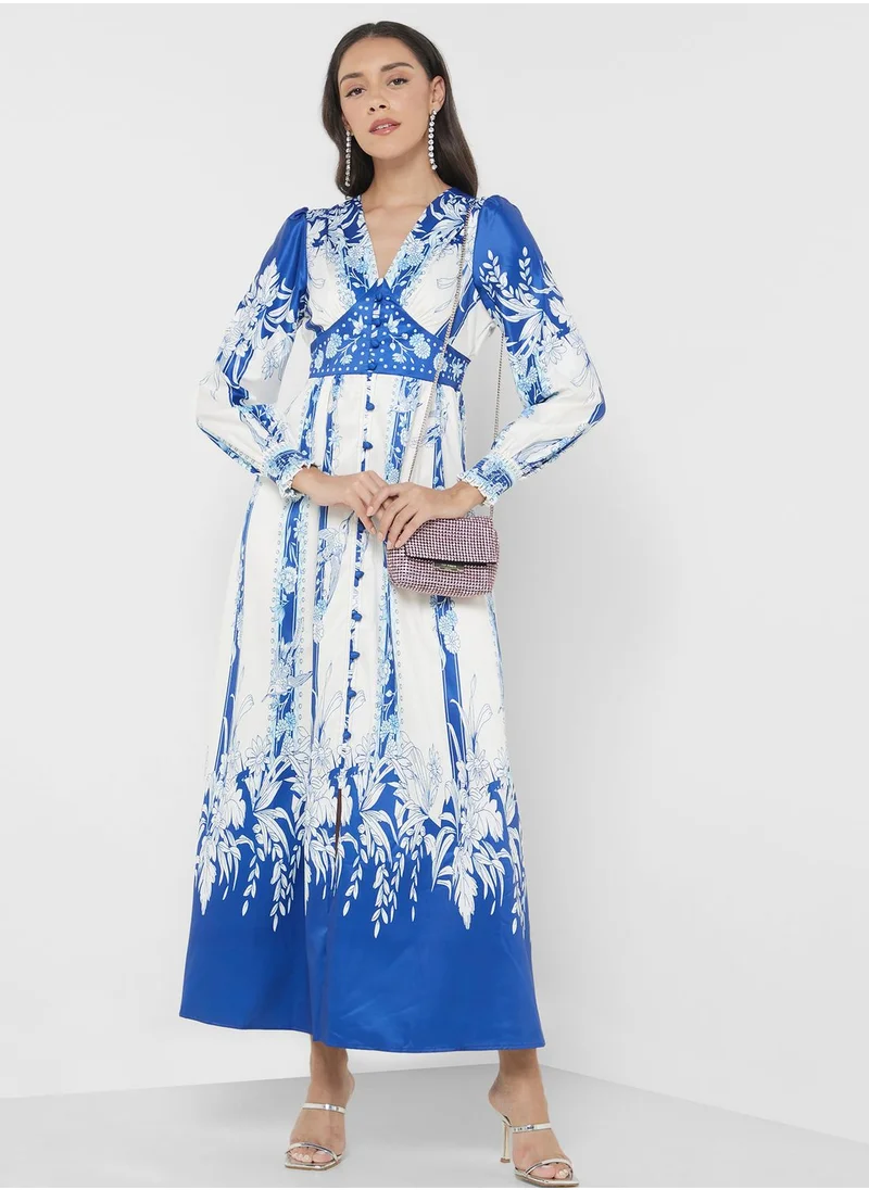 Khizana Montonal Printed Dress