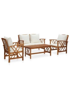 Modern Stylish 4 Piece Garden Lounge Set with Cushions Solid Acacia Wood - pzsku/Z1B77A7BB9C489C80422BZ/45/_/1695989105/ffd5059e-0288-49eb-97df-a8d0152ffe7c