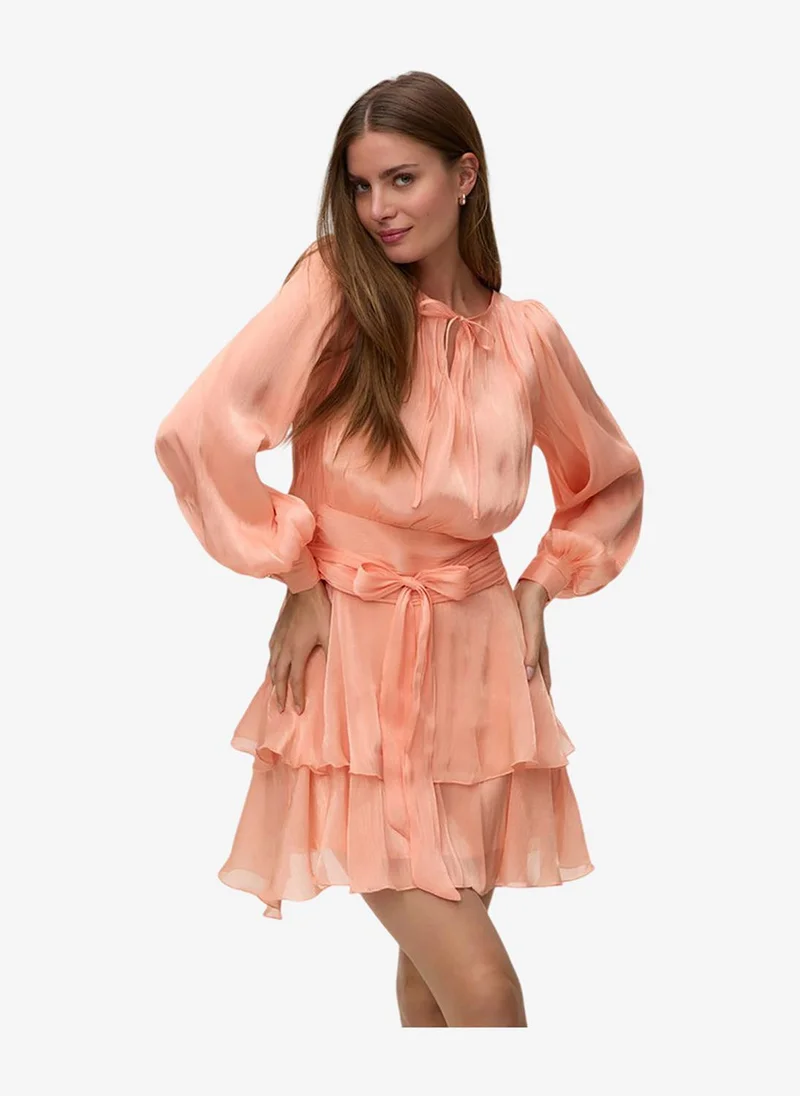 Women's VMELISA Long Sleeve Detail Short Dress