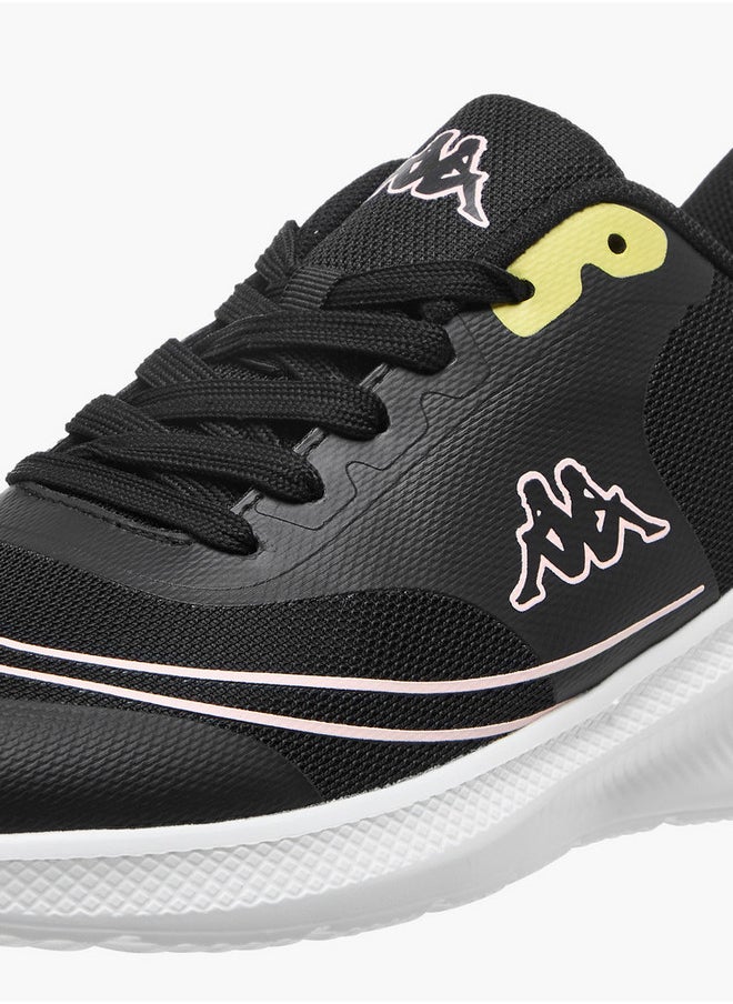 Kappa Women's Logo Print Sports Shoes with Lace-Up Closure  - Image 4