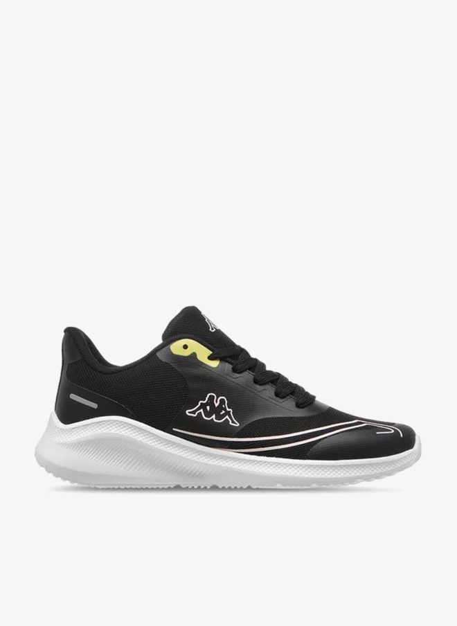Kappa Women's Logo Print Sports Shoes with Lace-Up Closure