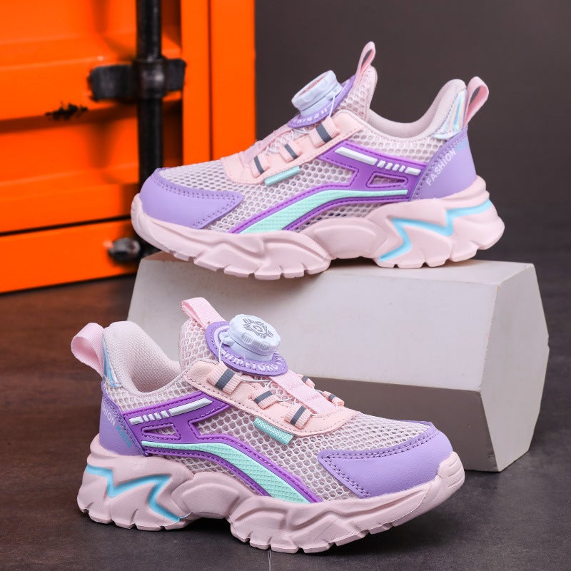 Children'S Sneaker Spring And Girls Non-Slip Lightweight Breathable Mesh Shoes Boys All-Match Casual Fashionable Children'S Shoes - Image 1
