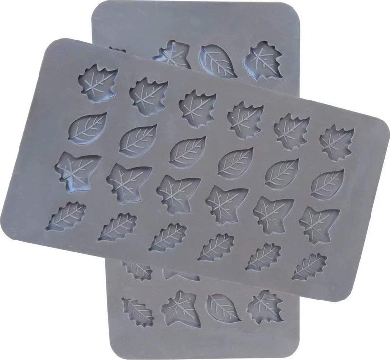 Mini Skater 2 PSC 24-cavity Leaf Shape Silicone Mold for Making Soap, Candle, Candy, Chocolate, and More (Leaf Shape Mold) - Image 5