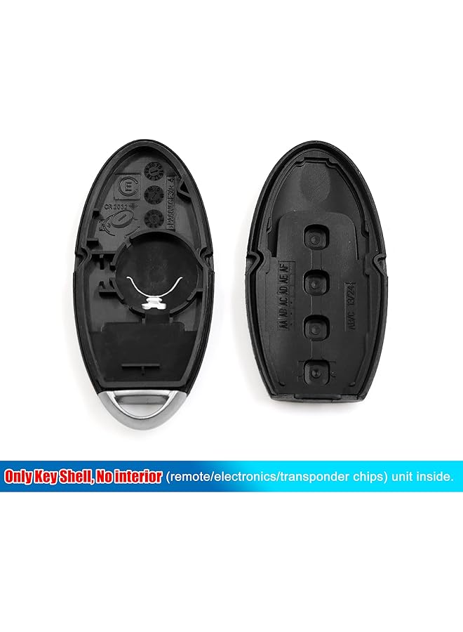 يو إكس سيل حافظة جهاز التحكم عن بعد بأربعة أزرار غير مقطوعة Kr55Wk48903 لنيسان ألتيما (2007-2012) ماكسيما (2010-2012) - Image 4