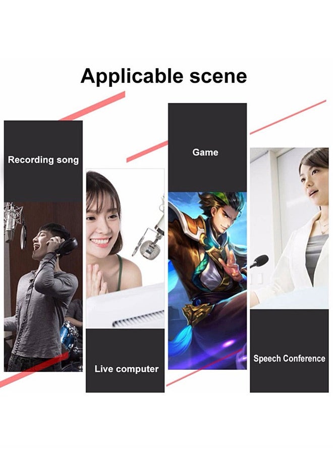 Mi VAZA - V8 Live Sound Card, Intelligent Volume Adjustable Audio Mixer - Image 1