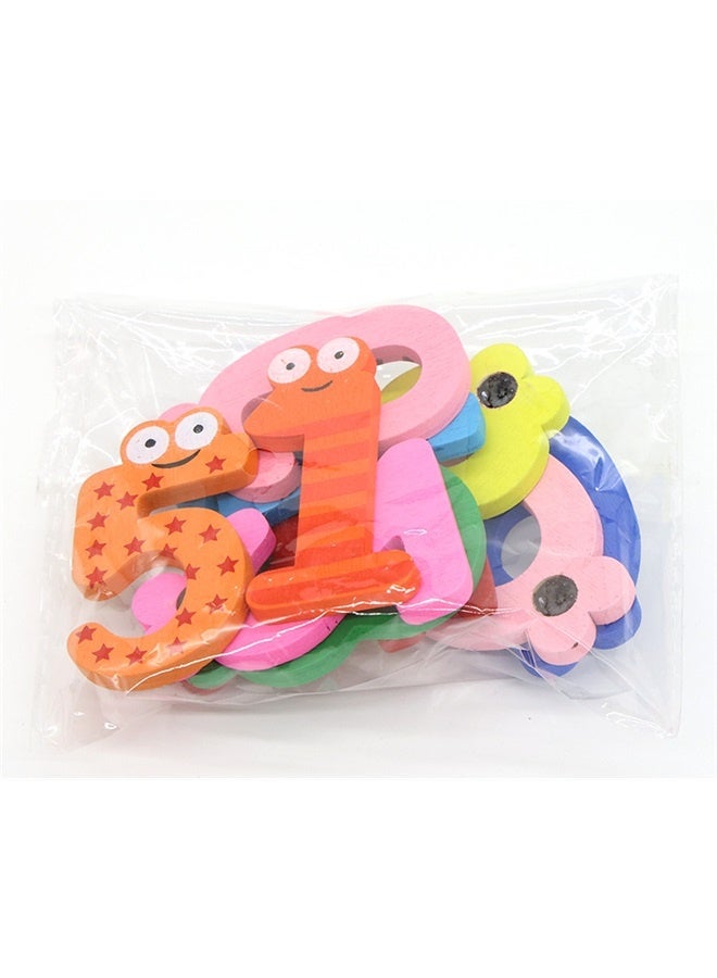 10-Piece Cartoon Numbers Style Magnetic Toy Set， Animals Number 0 to 9 Patches  - Image 4
