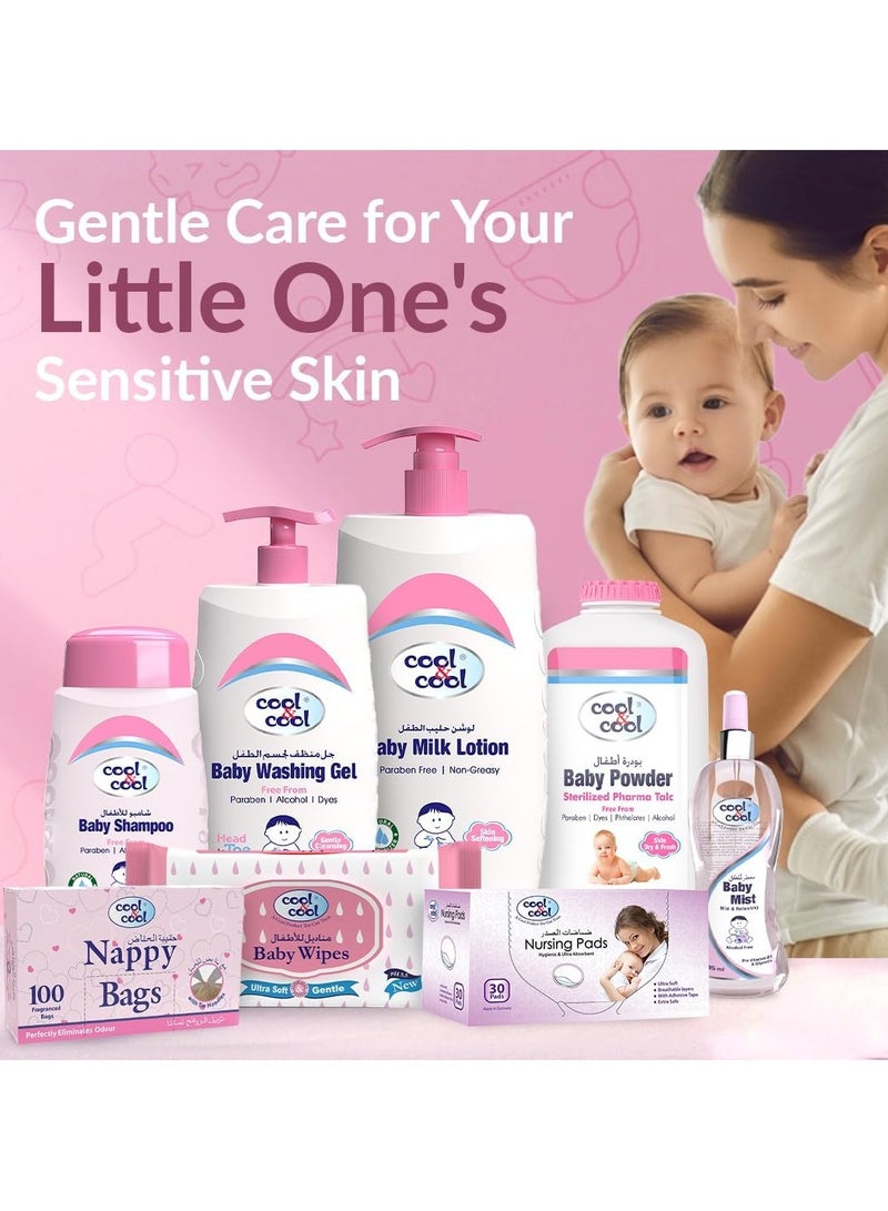 Cool & Cool Baby Milk Lotion Non Greasy & Paraben Free Aloe & Chamomile 250 ML - Image 5