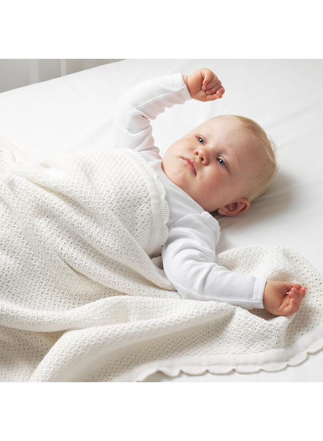 زبون بطانية، بيضاء، 70×90 سم - Image 2