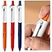 KFHENSOMR Pen That Sprays Water Water Spary Kids Toy Pen 2 in 1 Funny Prank Retractable Pens for Pranks and Tricks Writing and Spraying Blue Red Orange 3pcs - Image 2