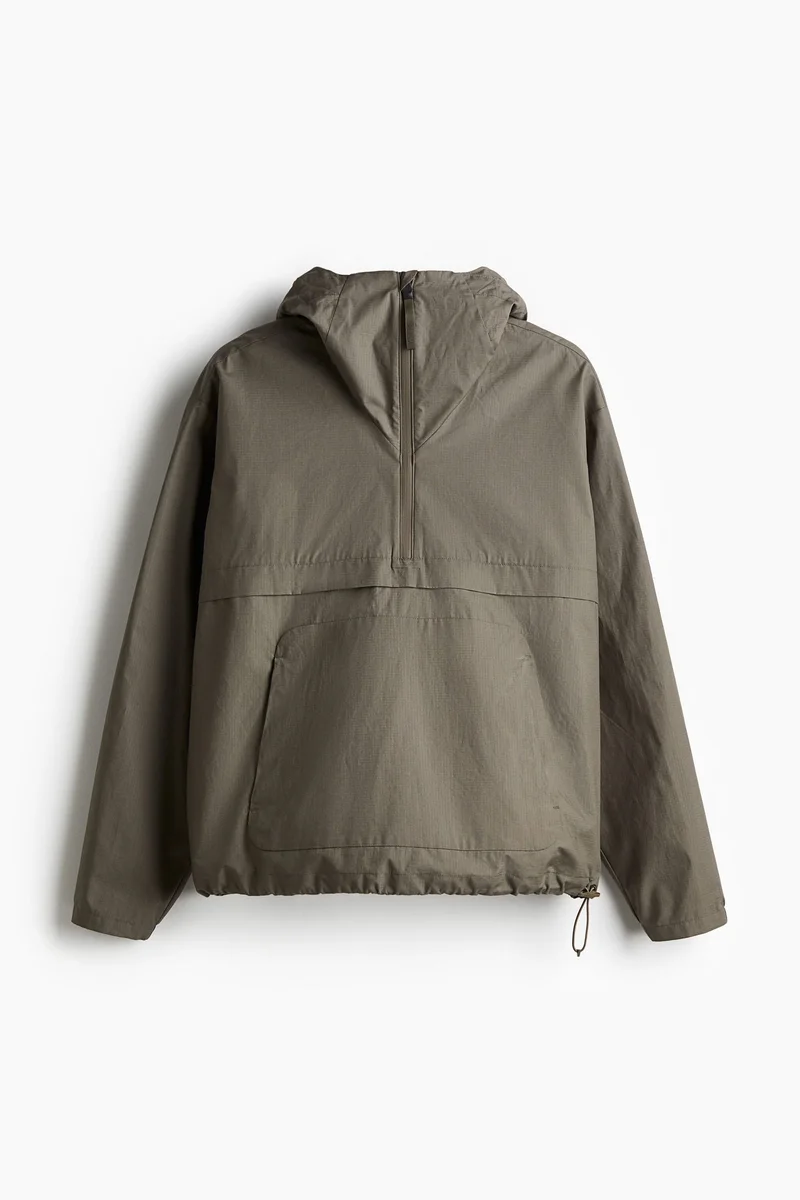 H&M Relaxed Fit Water-repellent popover jacket