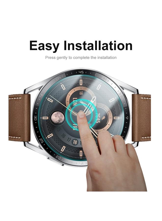 erorex 2 Pcs For Huawei Watch Gt 3 46Mm Crystal Screen Protector Anti-Scratch Watch Film - Image 4
