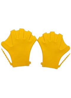 1 Pair Swimming Gloves Webbed Fitness Water Resistance Training Gloves Silicon Swimming Diving Glove Swim Training Mittens
