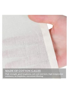SYOSI Filter Bag, Cheesecloth Bags Reusable, 10 Pieces Cheese Cloths for Straining, Cotton Muslin Bags Unbleached for Herbs Tea Coffee Cooking Brewing Straining (8 x 12 Inch)  - Image 5