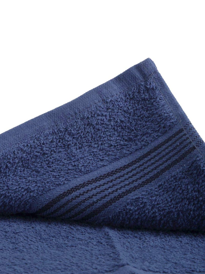 KOPA by Bianca 400 GSM 100% Cotton Soft Terry Towel l 2pc Bath Towel l Cotton Bath Towel l Bath Towel Cotton l D`Ross l Turq-Navy Blue - Image 5