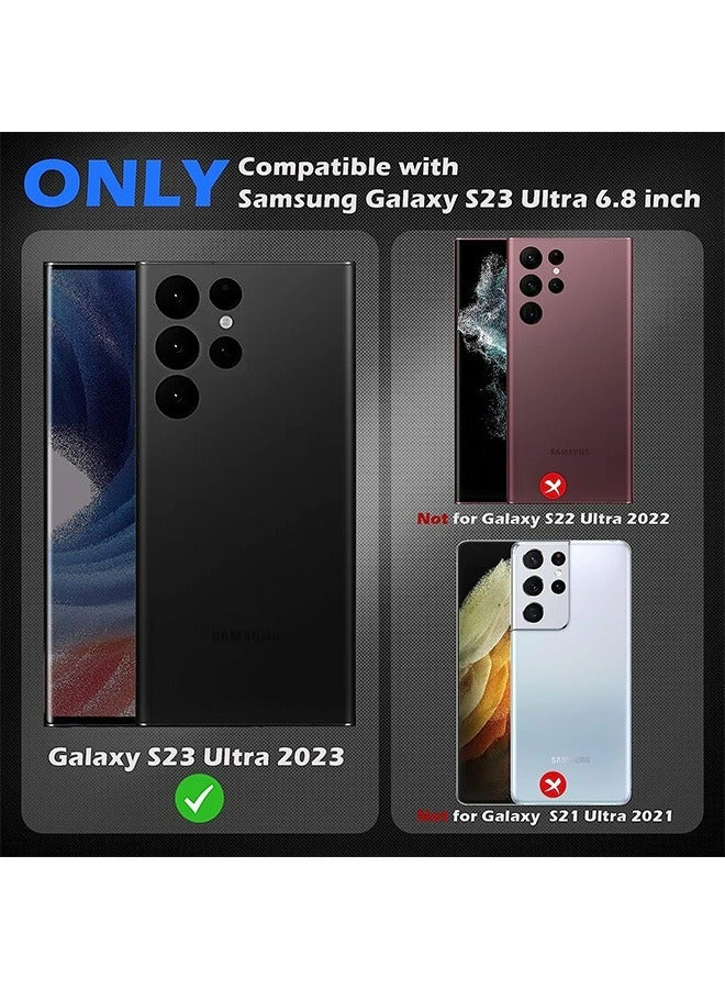 Rhinestone Camera Lens Protector for Galaxy S23 Ultra, HD Tempered Glass Aluminum Alloy Ring, Scratch proof Metal Mobile Phone Lens Accessories (Silver) - Image 2