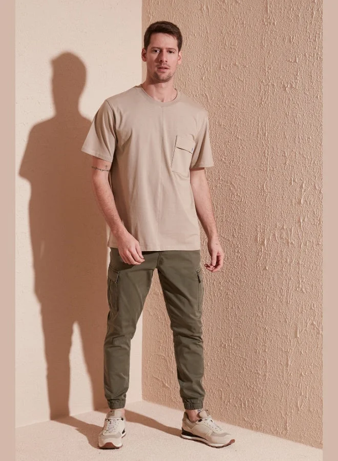 Buratti  Buratti 100% Cotton Relaxed Fit Crew Neck T Shirt Men's T SHIRT 5902605 for Men | Best Price UAE