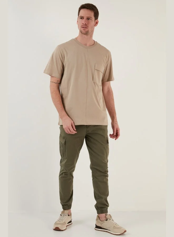 Buratti  Buratti 100% Cotton Relaxed Fit Crew Neck T Shirt Men's T SHIRT 5902605 for Men | Best Price UAE