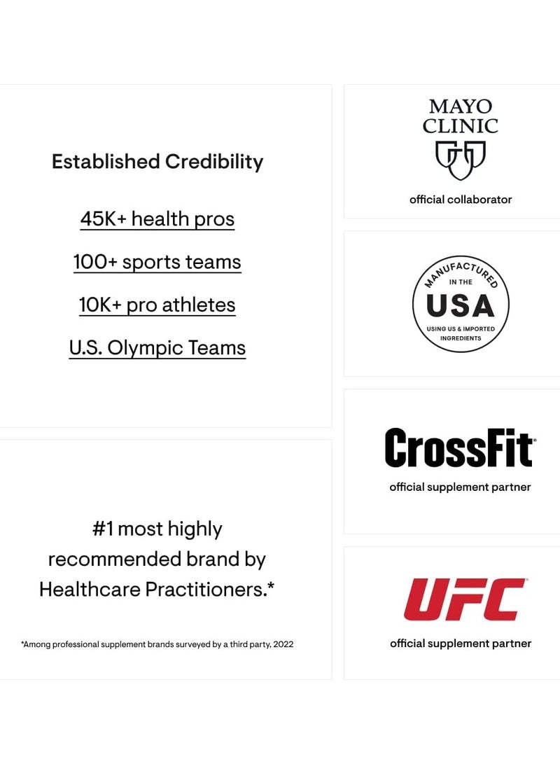 Thorne PharmaGABA-100 Dietary Supplement 60 Capsules - Image 4