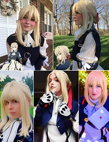 ColorGround Long Blonde Prestyled Cosplay Wig with Braids - Image 2