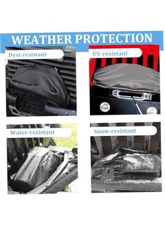 Generic Winch Cover, Heavy Duty Waterproof Dust Cover, UV-Resistant Warn Winch Cover with Elastic Band, 21.7x7.5x9.5 Inch Portable Winch Accessories, Waterproof Cover  - Image 2
