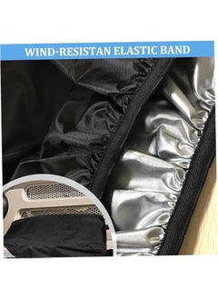 Generic Winch Cover, Heavy Duty Waterproof Dust Cover, UV-Resistant Warn Winch Cover with Elastic Band, 21.7x7.5x9.5 Inch Portable Winch Accessories, Waterproof Cover  - Image 4