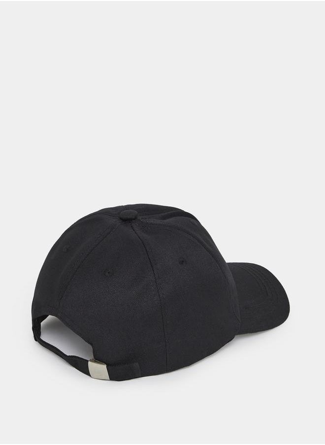 Styli Contrast Embroidery Detail Baseball Cap  - Image 3
