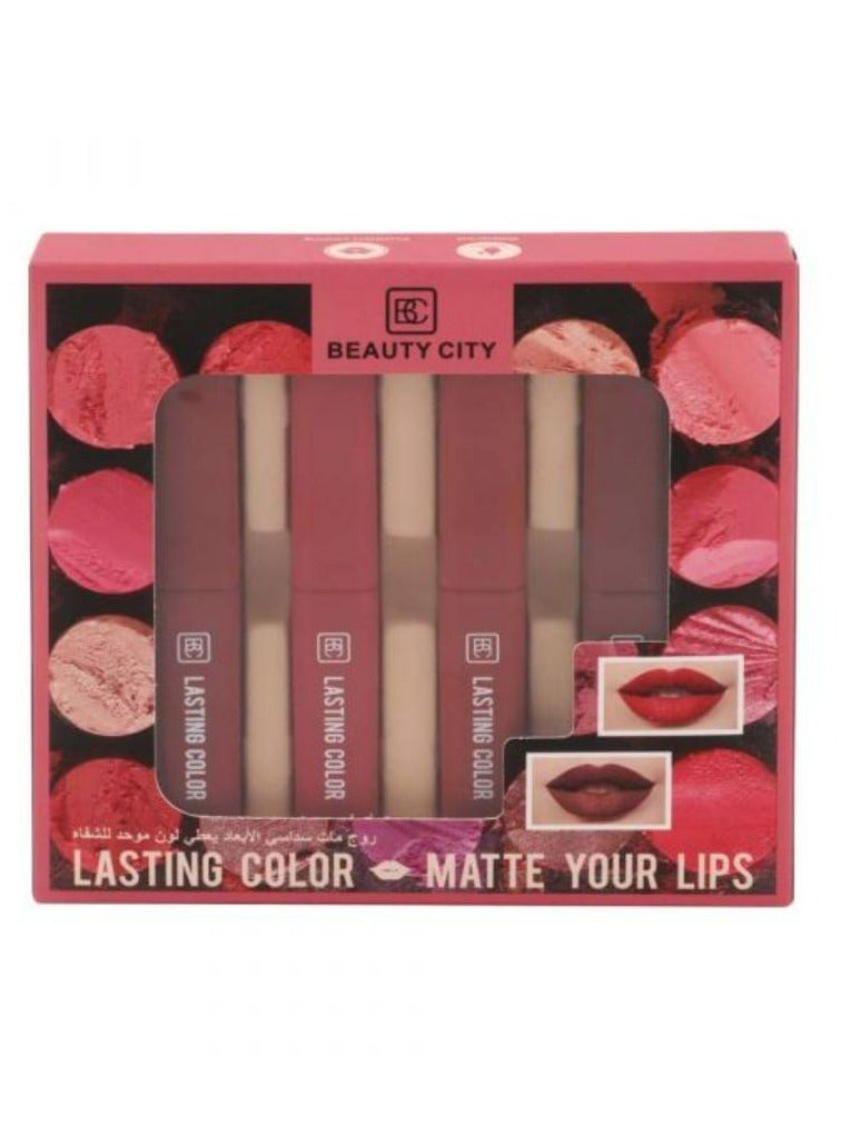Beauty City Lasting Color Matte Your Lips 1.7g*4, A9220  - Image 1