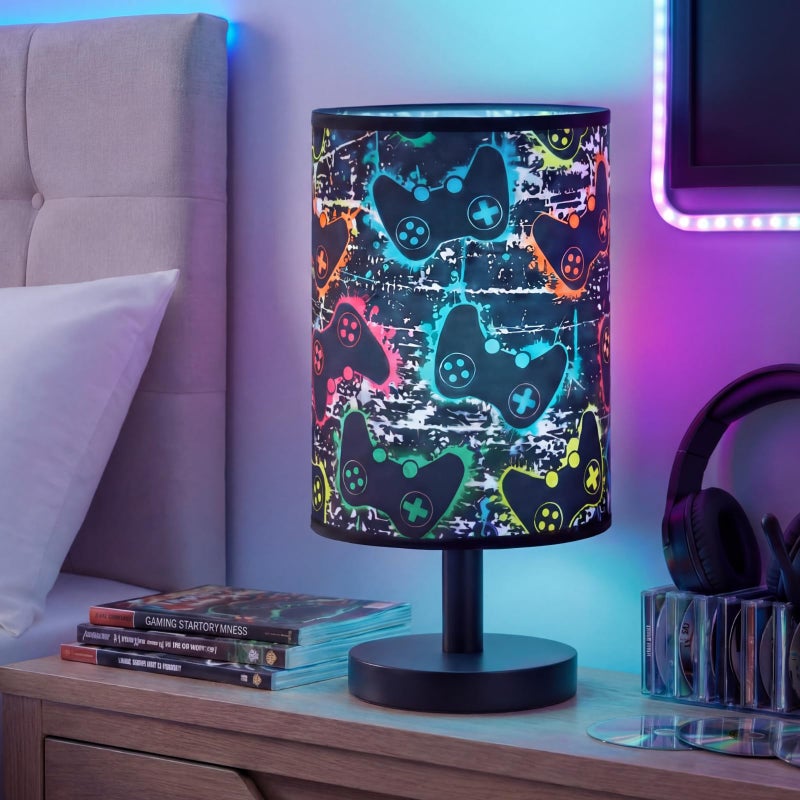 Glooglitter Video Game Table Lamp for Gifts 3 Colors Dimmable Lights 1102 x 512 Inch Night Light Bedside Decor Lamps for Bedroom Desk Birthday Gifts Home Decor - Image 2