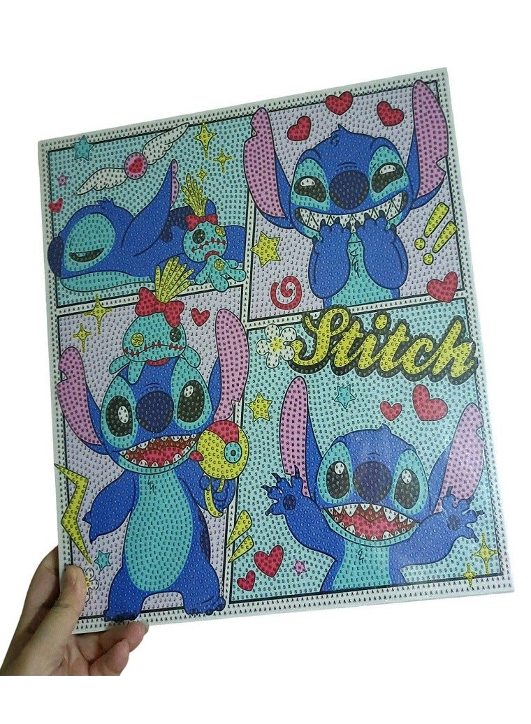 داي مجموعة الرسم الماسي ثلاثي الأبعاد للأطفال لتنمية مهارات التركيز والصبر وتحسين التنسيق البصري 20 × 20 سم (أشكال متنوعة) - Image 2