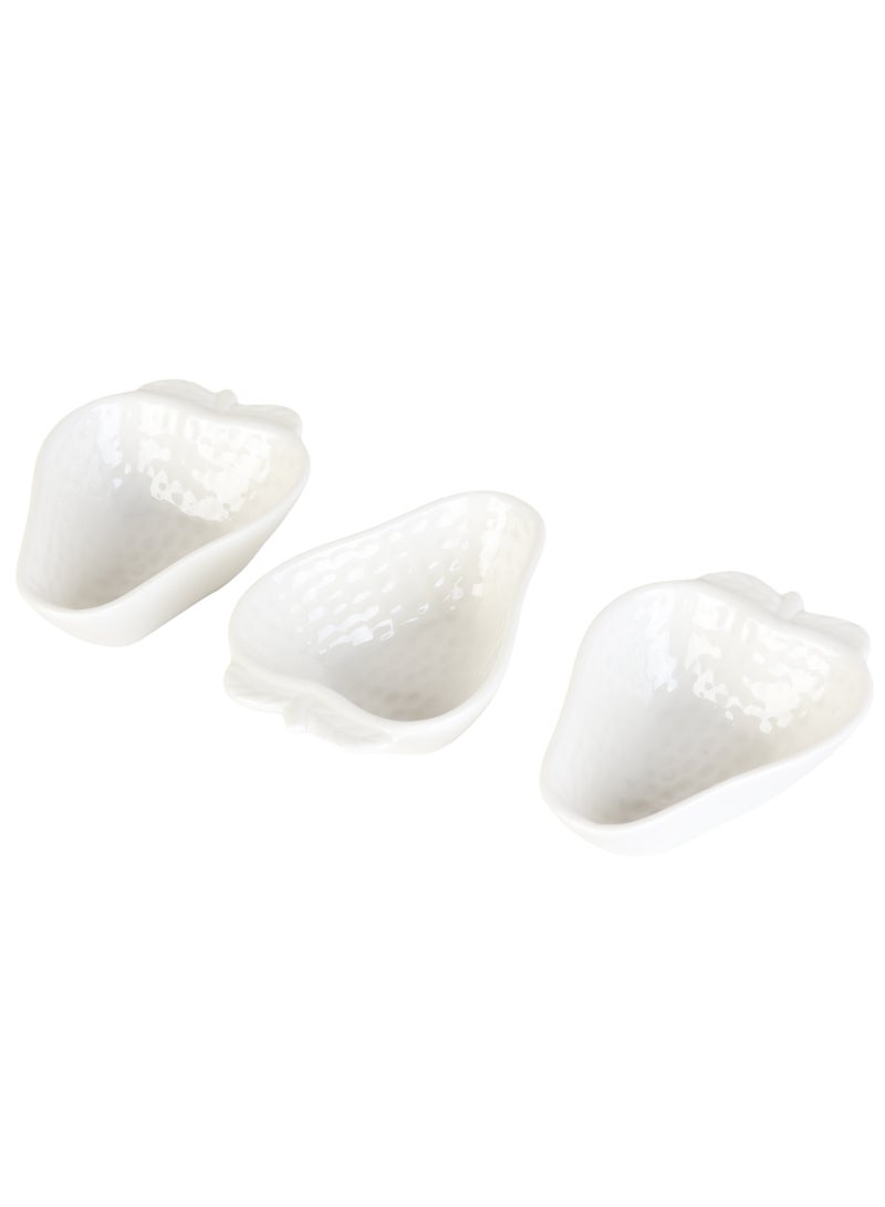 general Ceramic nut serving mold set - white - Image 1