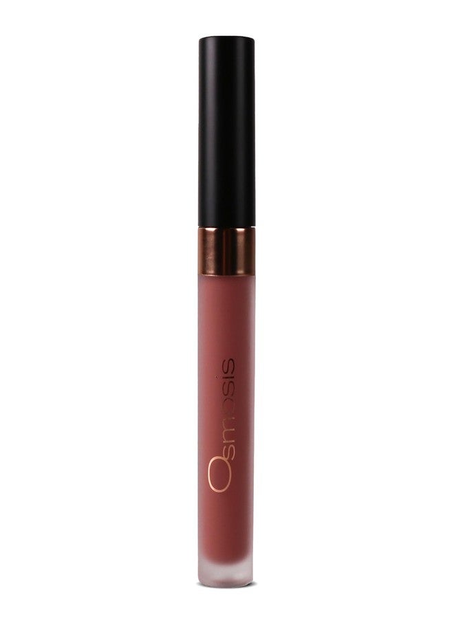 OSMOSIS Superfood Lip Oil, Nourishing Tinted Lip Gloss, Deep Hydration Lip Plumper Peptides for Fuller Lips, Brulee, 0.12 Oz - Image 1