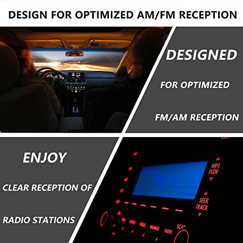 Anina Antenna Mast Replacement 3.8 Inch for 2010-2014 Ford Mustang, 2013-2023 Ford Transit, 2013-2019 Lincoln MKZ AM/FM Radio Stubby Aerial Short Antenna Mast Black Aluminum Car Wash Proof - Image 2